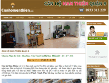 Tablet Screenshot of canhomanthien.com